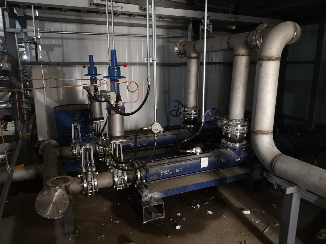 Pumpenstation Biosuspension