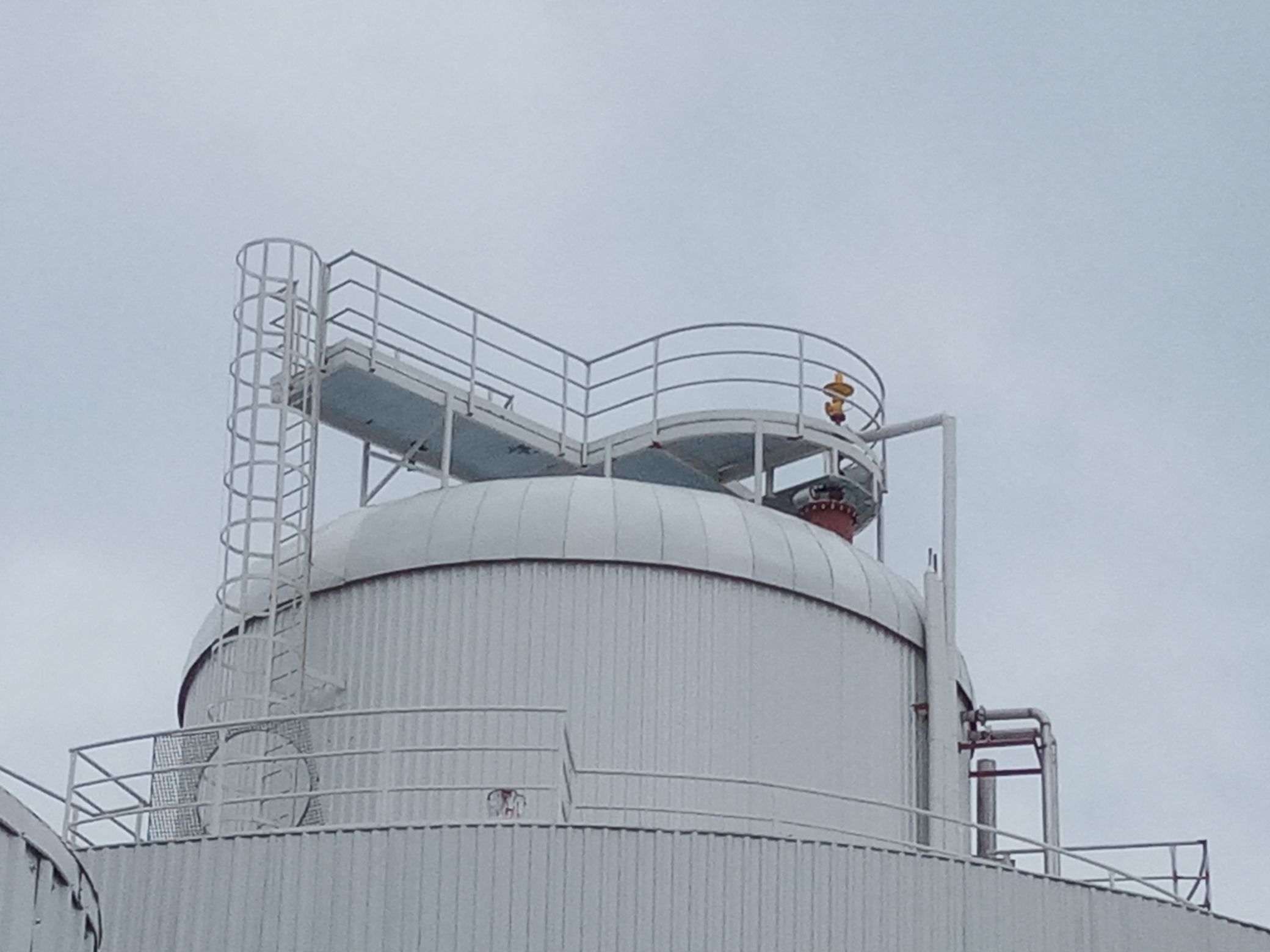 Hauptfermenter – Ansicht von oben
